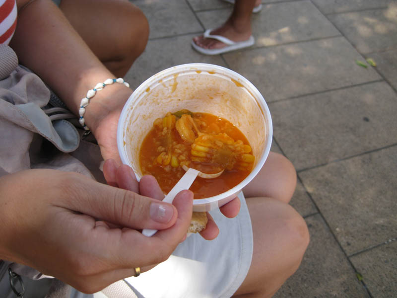 Soup with corn