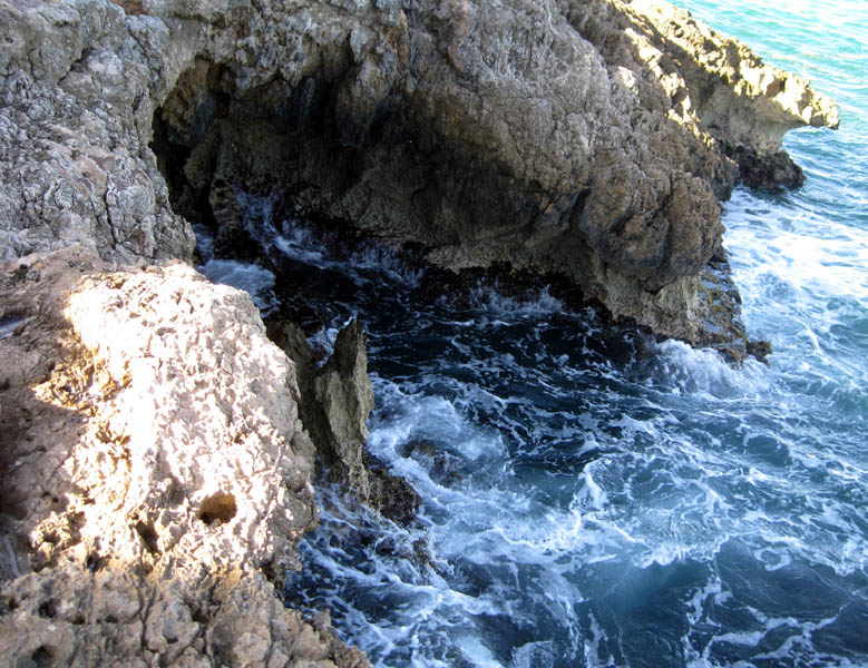 Walking the rock near Navio Beach picture 20383