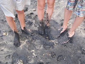 Playa Negrita - the black sand beach (July 2008) Playa Negrita - the black sand beach (July 2008)