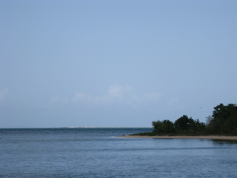 Mosquito Pier at the horizon