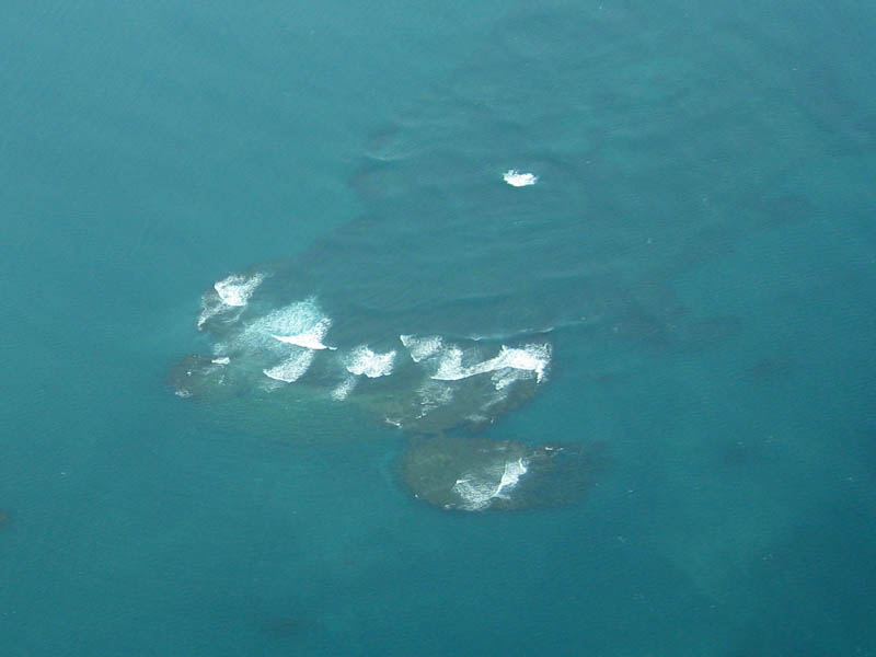 Reefs in Atlantic near the town of Luquillo