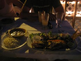 Dinner in the Mucho Gusto Restaurant (July 2008) Dinner in the Mucho Gusto Restaurant (July 2008)