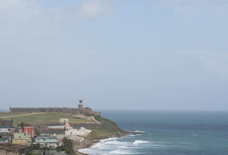 View from San Cristobal to El Morro (July 2008)