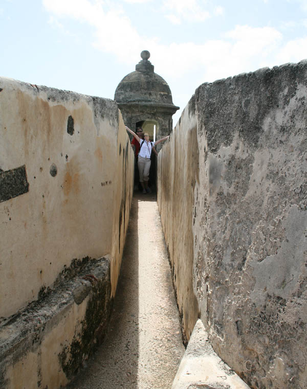 Garita - a sentry box, one of many