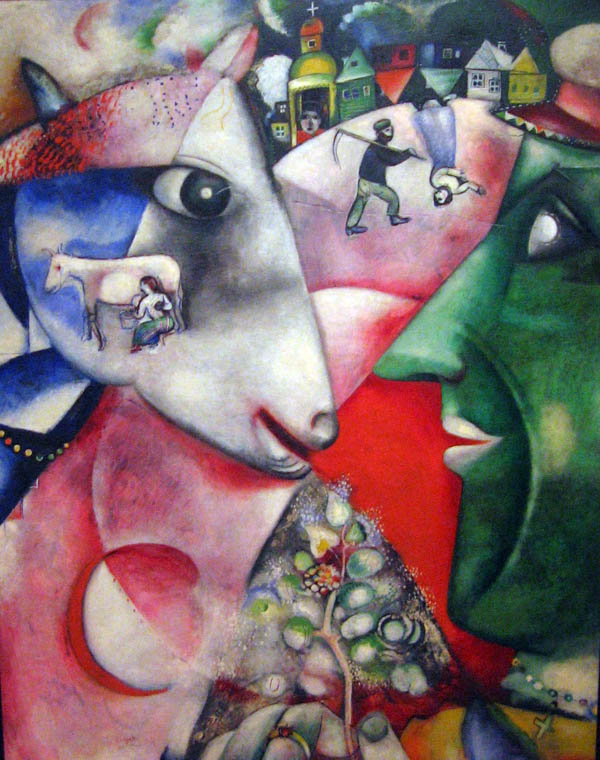 Marc Chagall: Moi et Le Village (I and the Village)