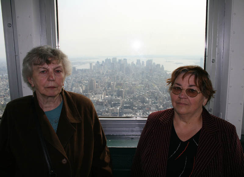 View from 102nd floor to Lower Manhattan (May 2008)