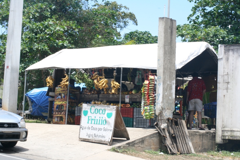 On the way home, I bought five yellow plantains, just to try it out. Katka later expressed her opinion that "to try it out" you buy one or at most two.