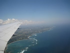 View from the airplane to the Northern Puerto Rico (April 2009) View from the airplane to the Northern Puerto Rico (April 2009)