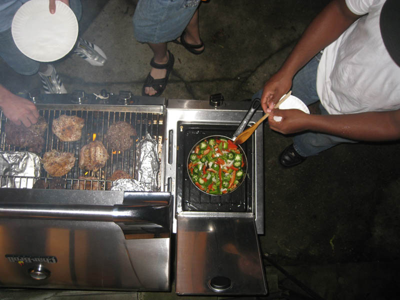 Barbecue - testing the new grill picture 20600