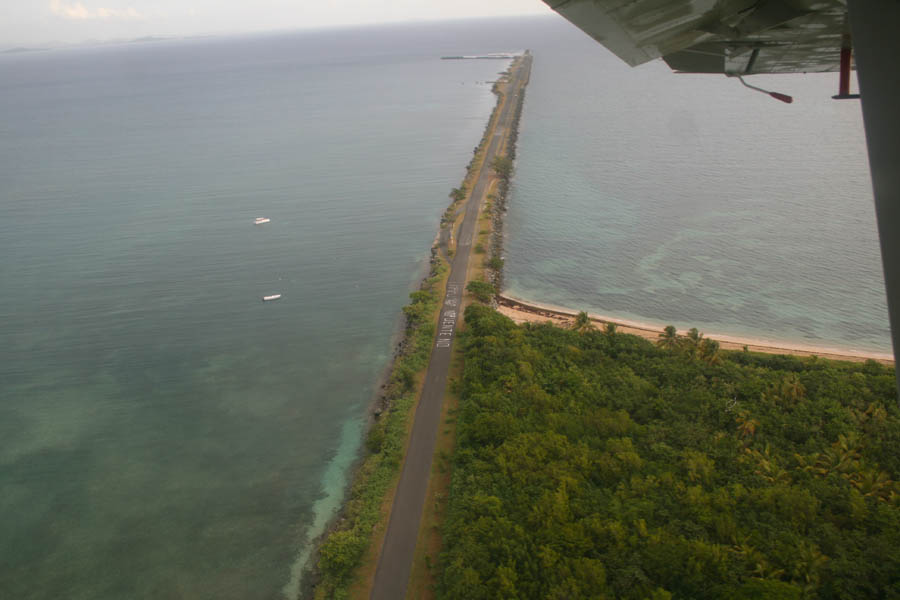 Mosquito Pier right before landing on Vieques