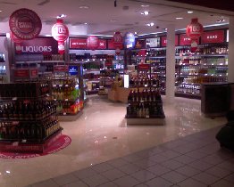 There is somethinh new here too - the remodeled duty free liquer store (July 2009) There is somethinh new here too - the remodeled duty free liquer store (July 2009)