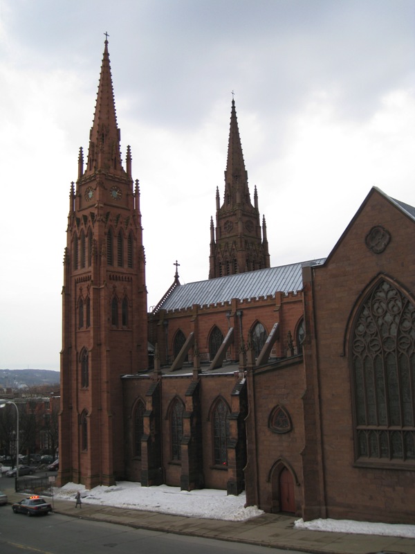 Cathedral of the Immaculate Conception - just next to the modern plaza