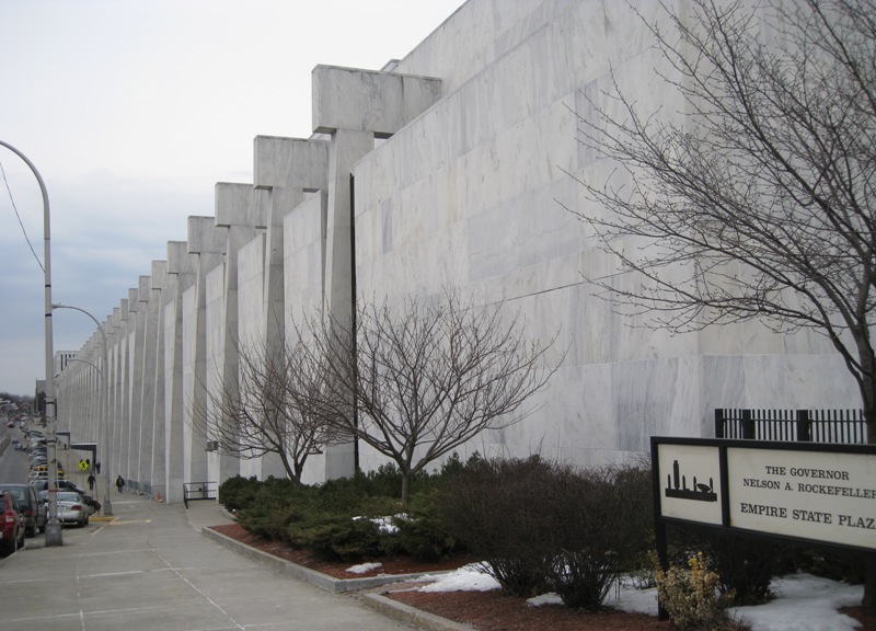 A marble fortress? No, just the outside view of the Swan Street Building