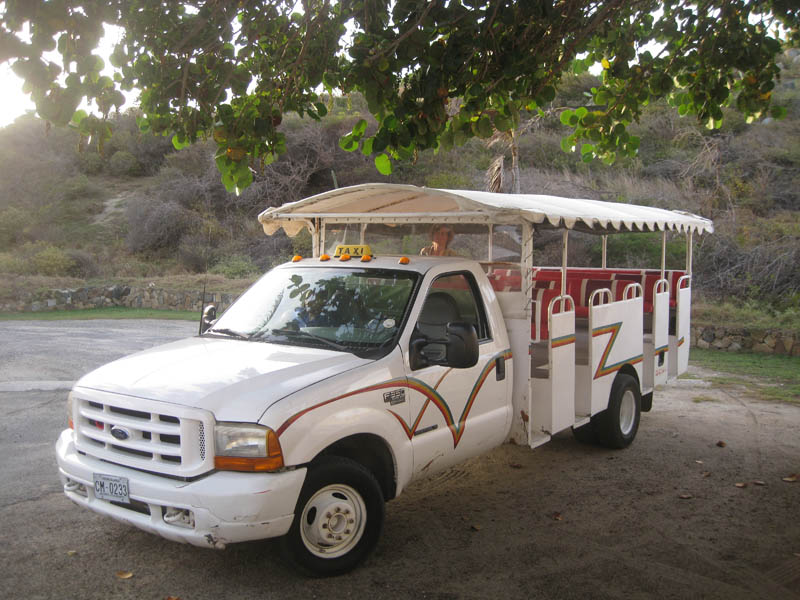 A cab on BVI (August 2009)