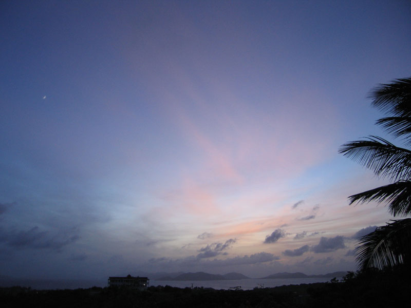 Changing view to the West within timespan of less then half an hour