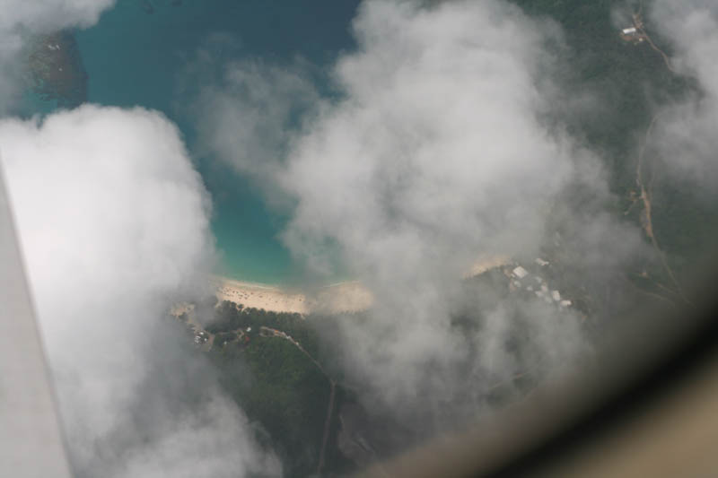 Yet another flight over Culebra - this time, Vieques is on the other side of the plane (still 4 hours to get there)