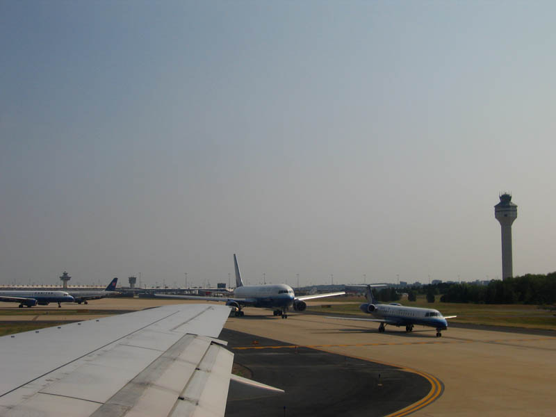 And one more time three control towers on one photo