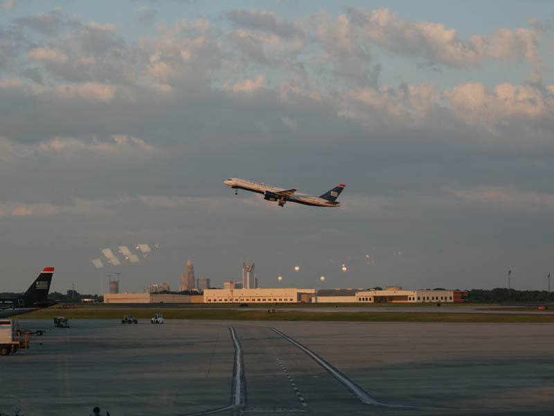 City of Charlotte at a distance