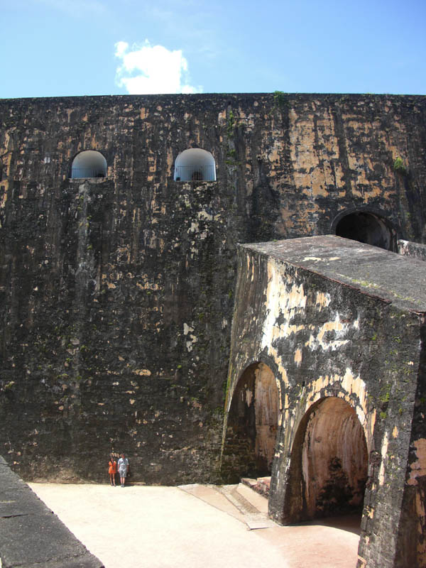 Objects of a known size next to the wall - this part is appropriately called El Macho