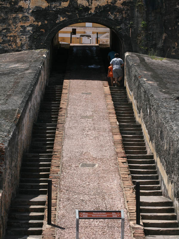 The main artillery ramp