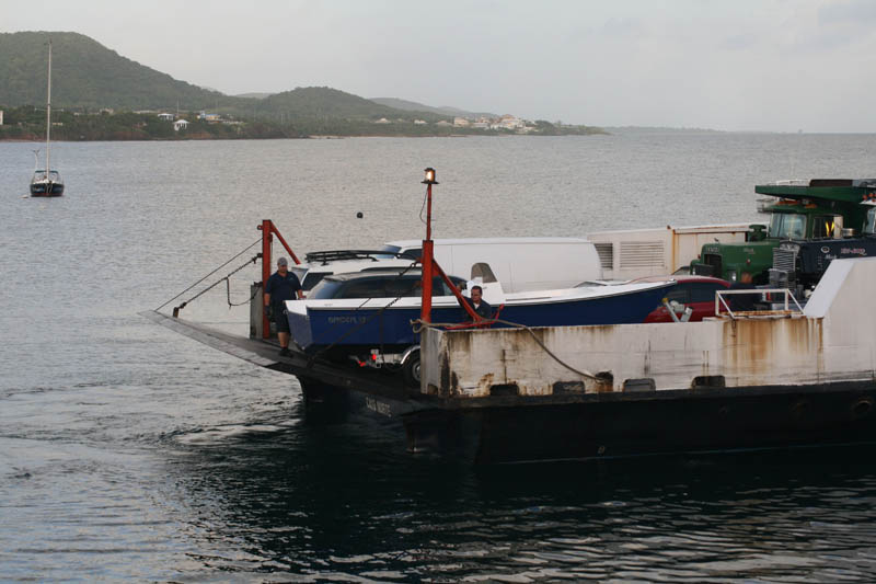 You don't see this every day - a boat on board of another boat