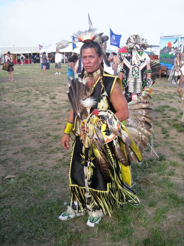 True Indian. When I asked him, whether I may take a picture of him, he nodded almost unnoticeably and posed for a short moment.