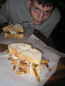 Sunday we again went to get the famous Primanti sandwich (June 2010) Sunday we again went to get the famous Primanti sandwich (June 2010)