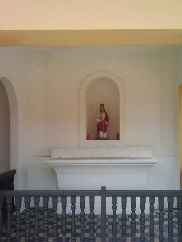 Chapel dedicated to St. Barbara, the patron of artillerymen 