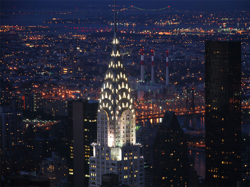 Chrysler Building and Trump World Tower