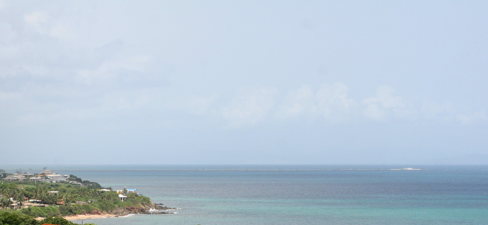 Mosquito Pier at the horizon