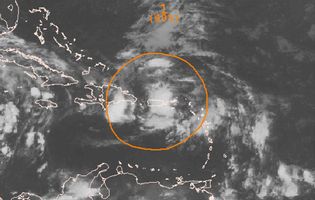 July 20, morning - right over Vieques (the third day in a row)