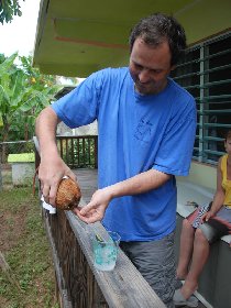 How to open coconut (July 2010)