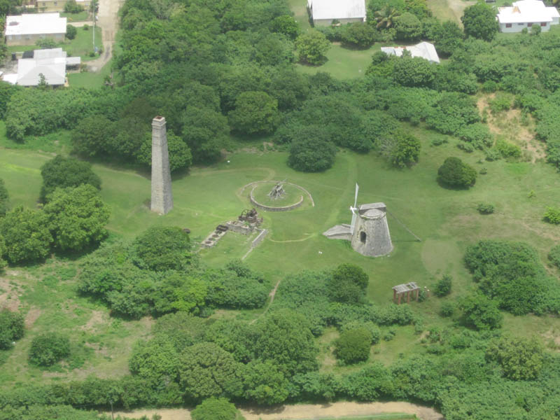 Windmills were used to mill sugar cane