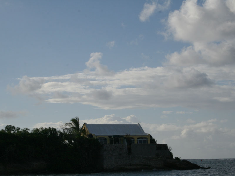 The villa, built within the old fort, belongs to our hotel