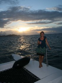 Výlet plachetnicou pri západe slnka (August 2010)