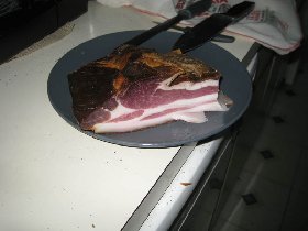 Let's try the bacon we bought today (February 2010)