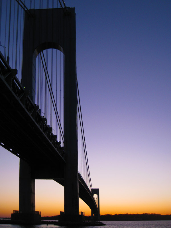 Sunset at Verrazano Bridge picture 23549