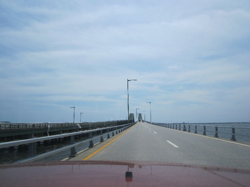 The bridge reminds me of Florida Keys