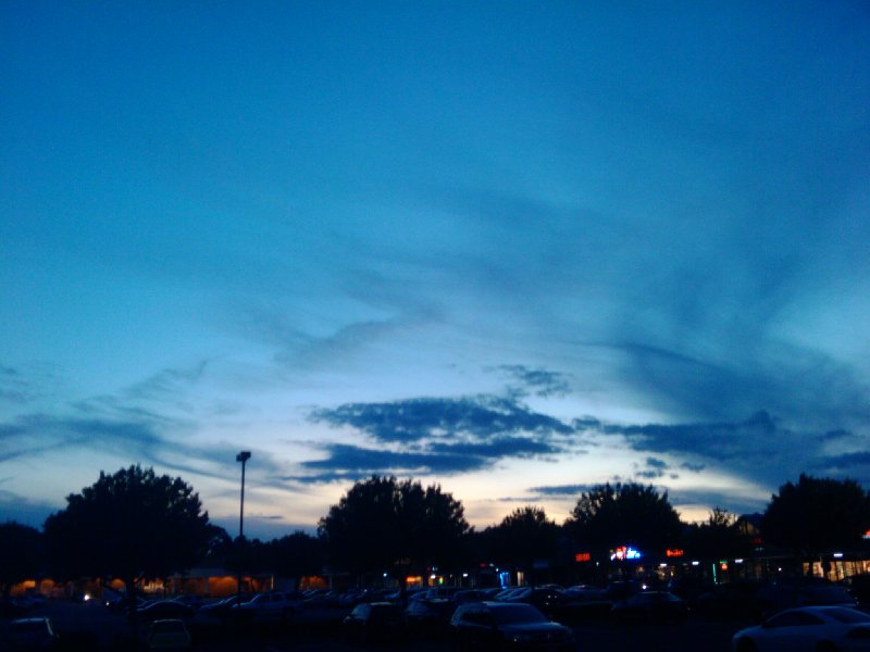 Evening sky in Selden
