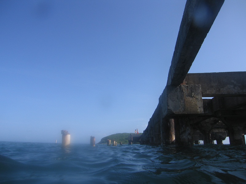 Jumping from the pier (July 2011)