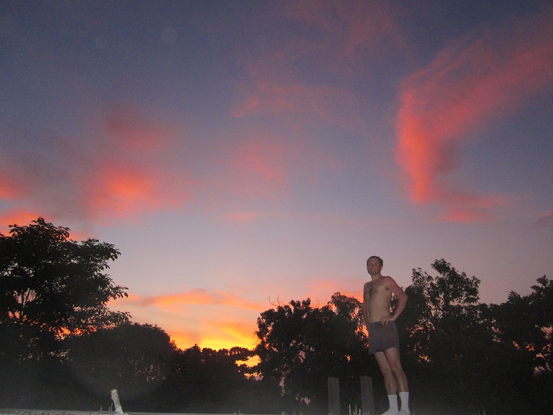 Sunset seen from our roof (July 2011)