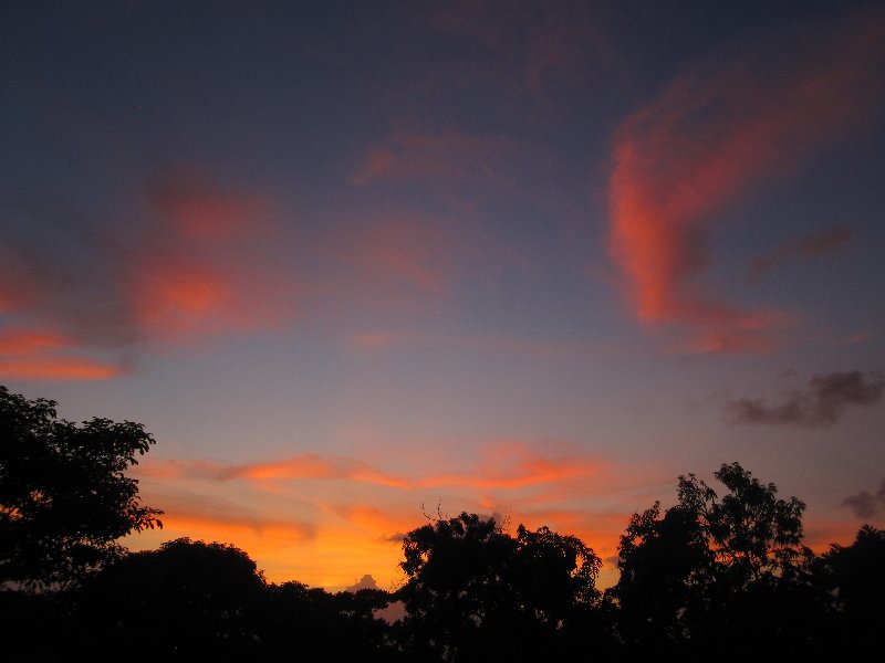 Sunset seen from our roof picture 27266