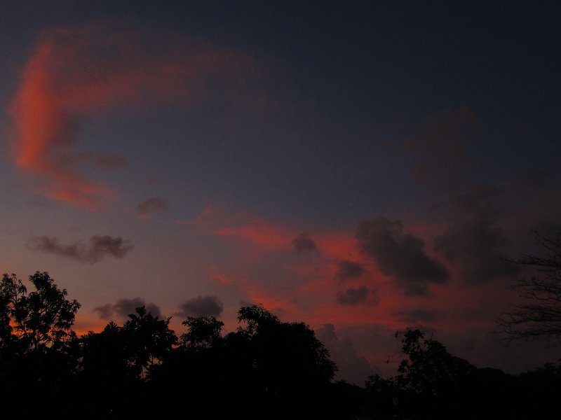 Sunset seen from our roof picture 27267