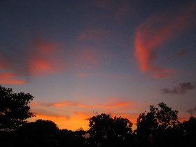 Sunset seen from our roof (July 2011) Sunset seen from our roof (July 2011)