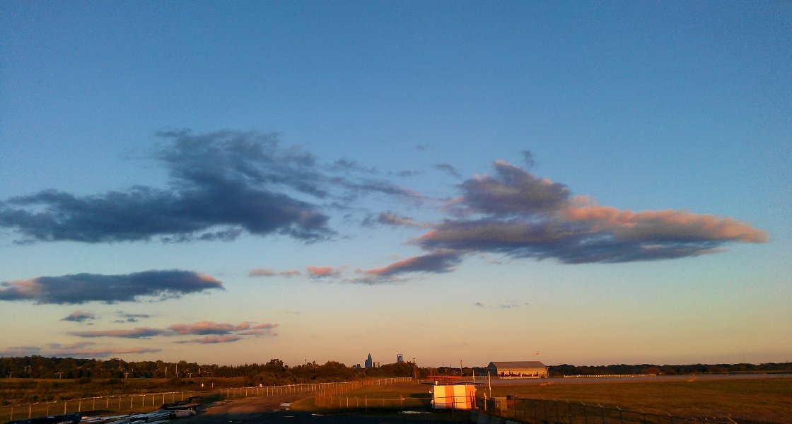 Because of the weather in NY, we were kept on tarmac for half-hour