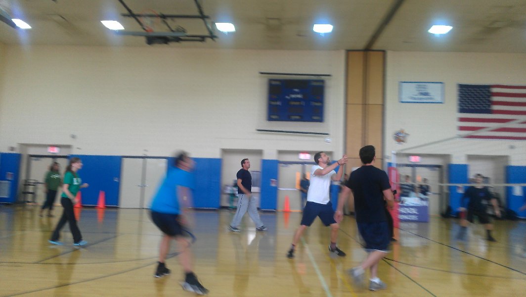 LMG HS Staff vs. Students Volleyball picture 28758