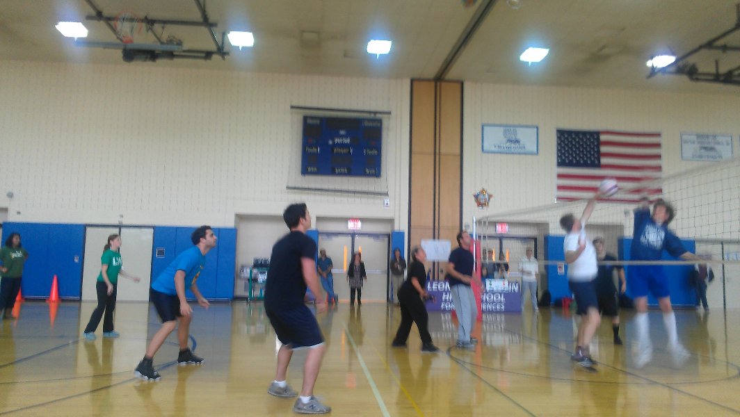 LMG HS Staff vs. Students Volleyball picture 28769