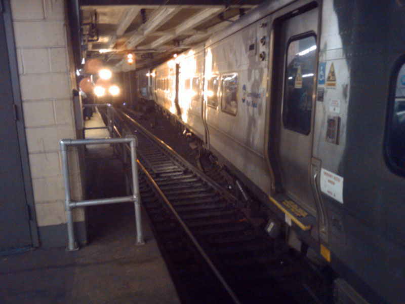 There was "a condition" under East River today.