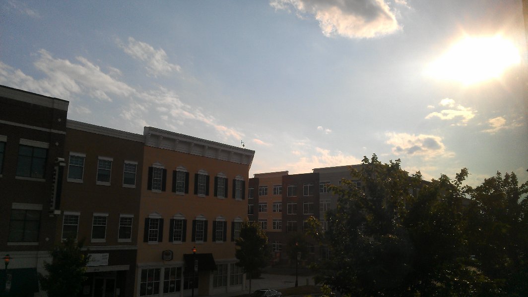 There is the Venus passing, right in front of that shining ball