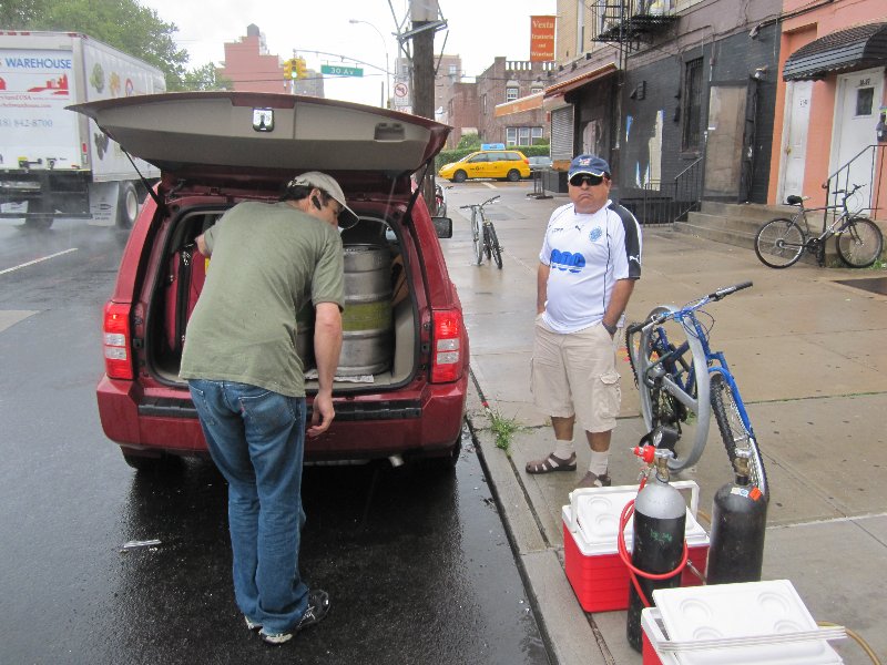 In 21 we put 2 kegs of beer with all the accessories into already full car. I thought there is no room for a needle any more...